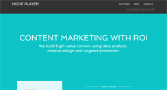 Desktop Screenshot of nicheplayer.com